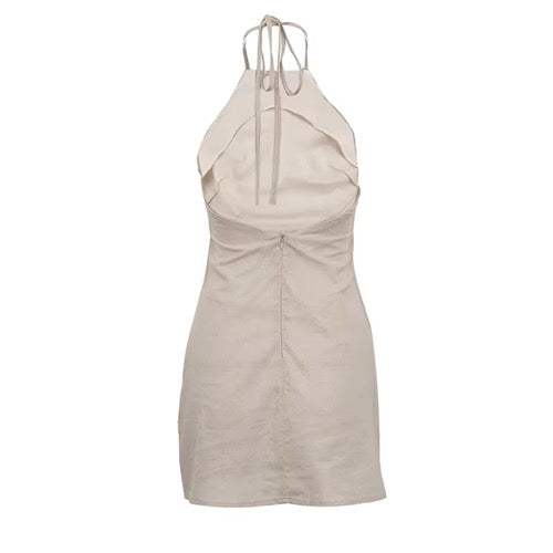 GINA Halter Mini — Beige