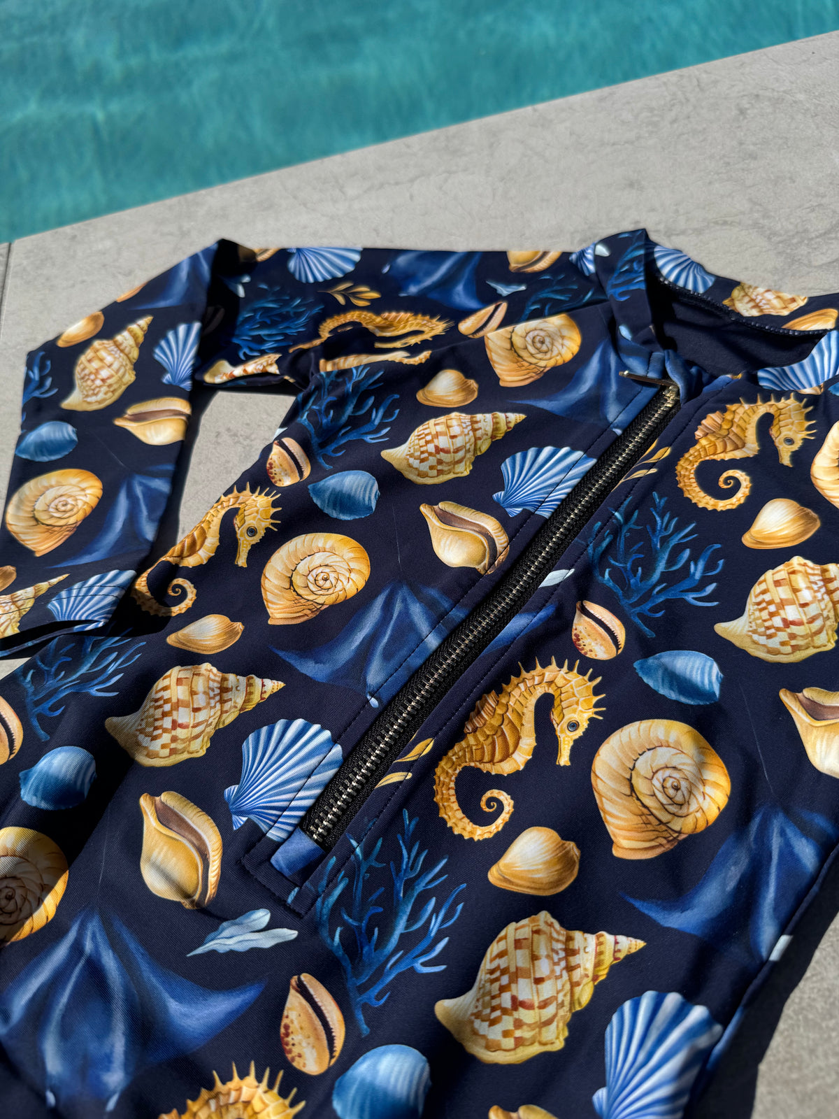MINI LANA Girls Long Sleeve Swimsuit — Čiovo