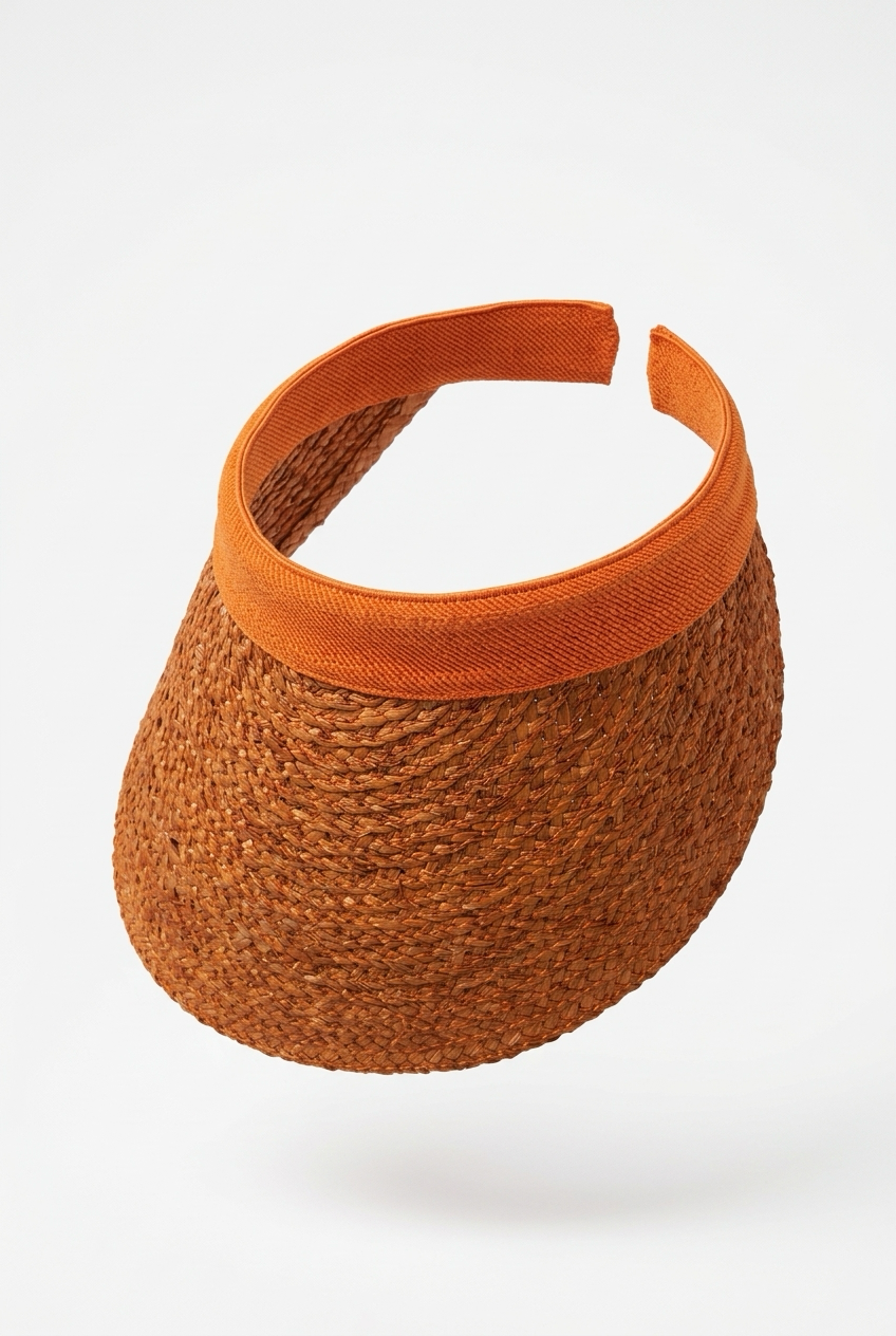 LOULOU Raffia Visor - PLIVATI