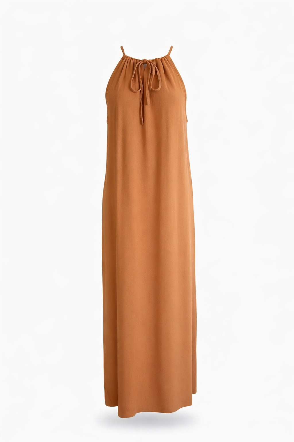 ANITA Beach Dress — Rust