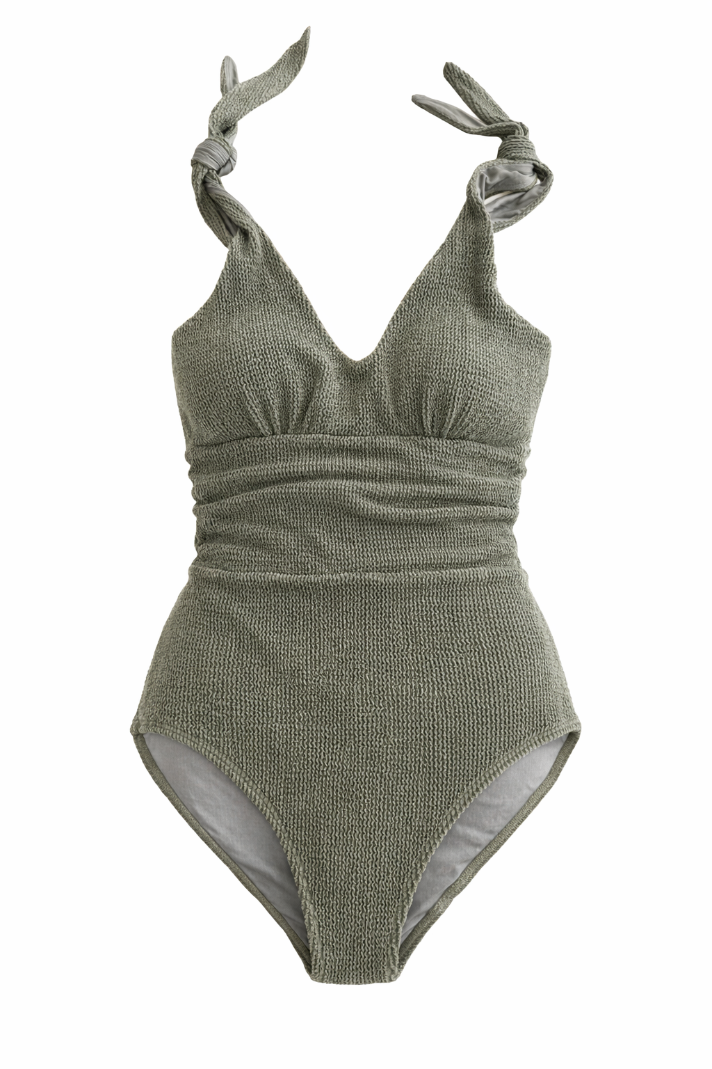 KATIJA Crinkle One Piece Swimsuit — Sage