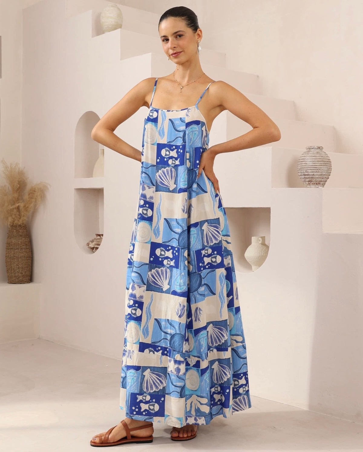 ISLAND Maxi Dress — Blue