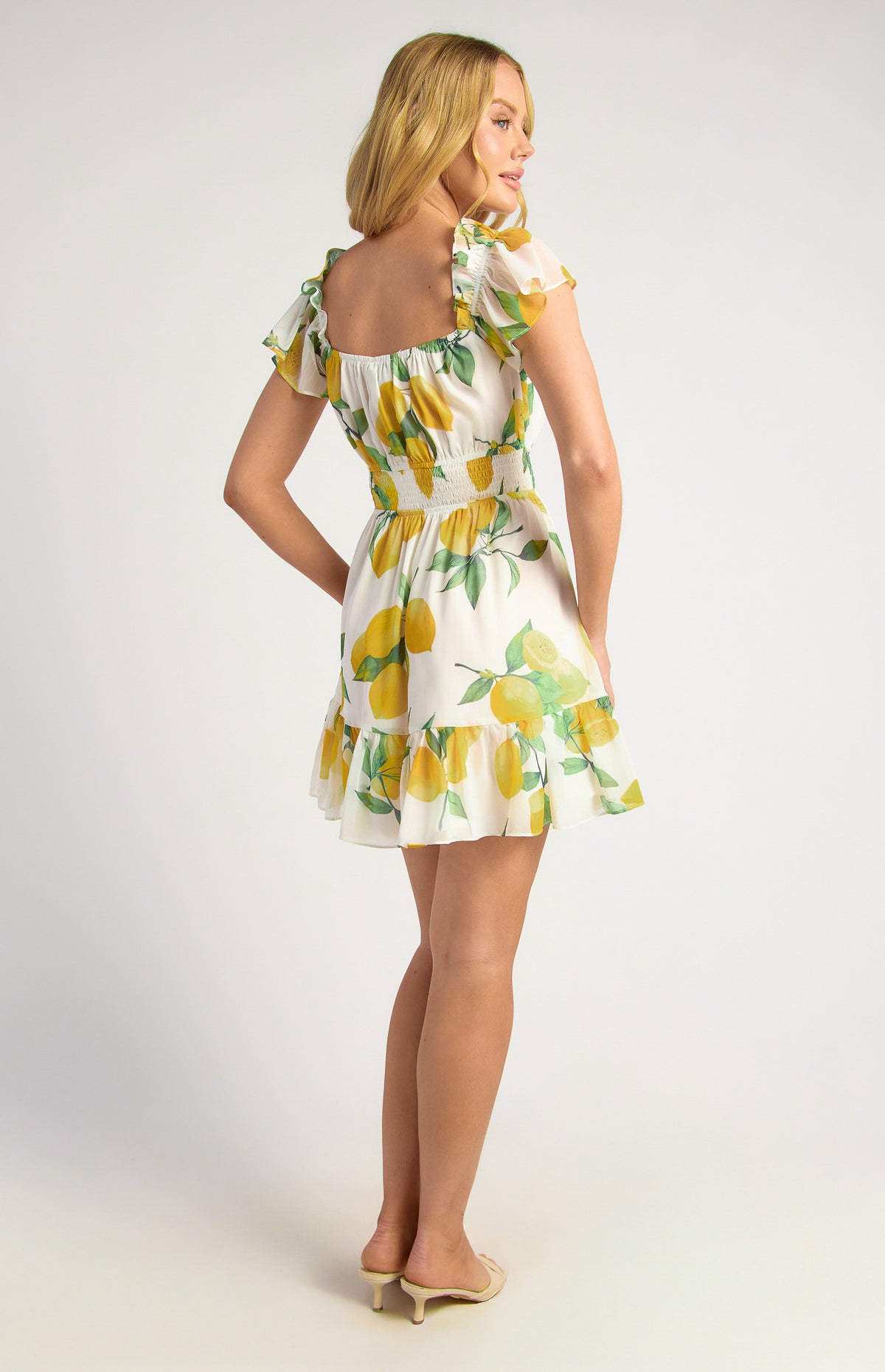 SORRENTO Lemon Mini Dress