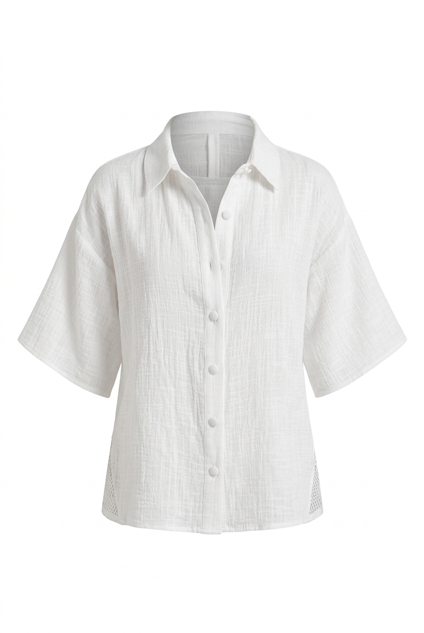 PETA Cotton Shirt - White