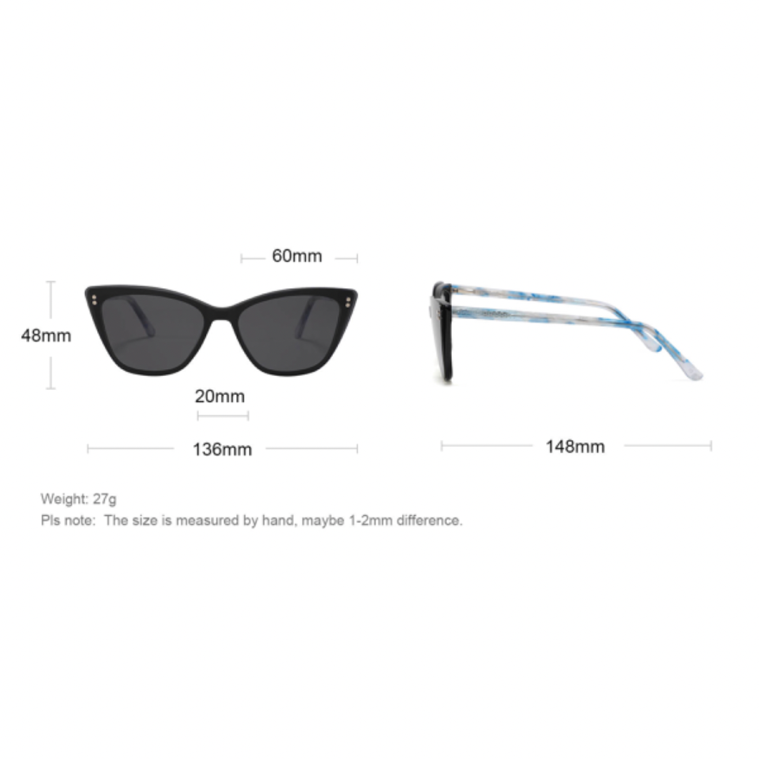 BONITA Magnetic Sunglasses — Grey