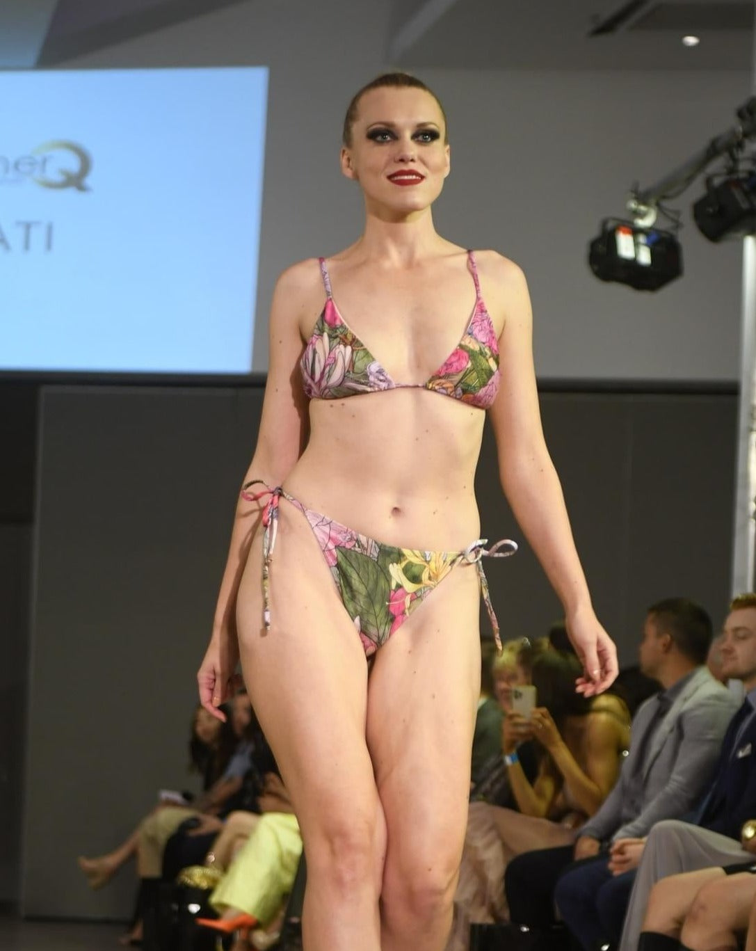 STEVIE String Tie-Up Bikini Bottoms — In Bloom