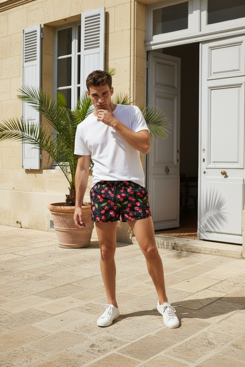 (PRE-ORDER) VIŠNJA Mens Premium Swim Shorts