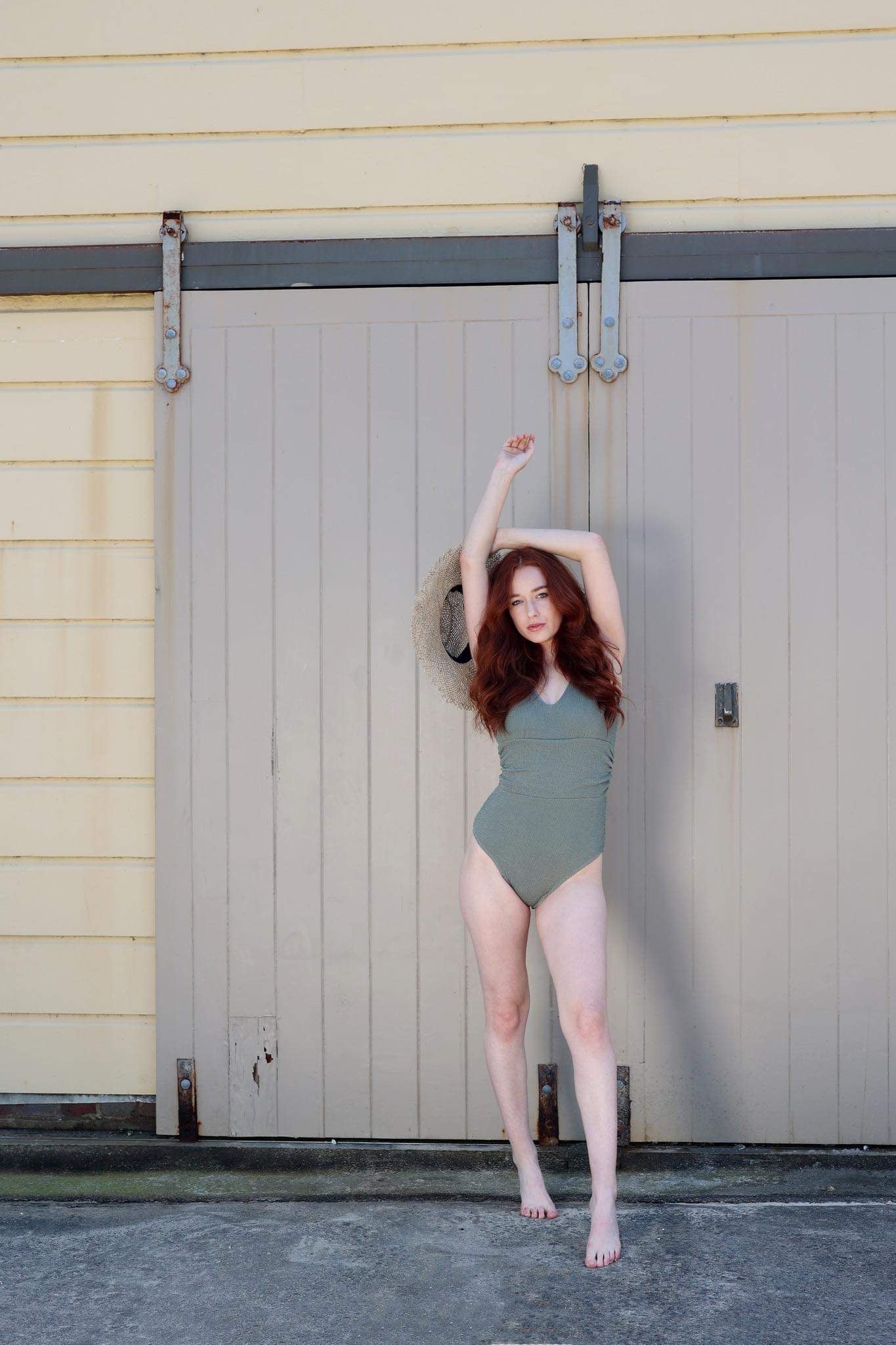 KATIJA 'Sage' Crinkle One Piece Swimsuit