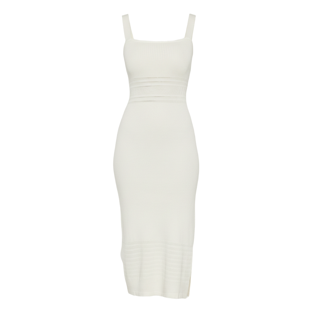 TANJA - Textured Knit Midi Dress