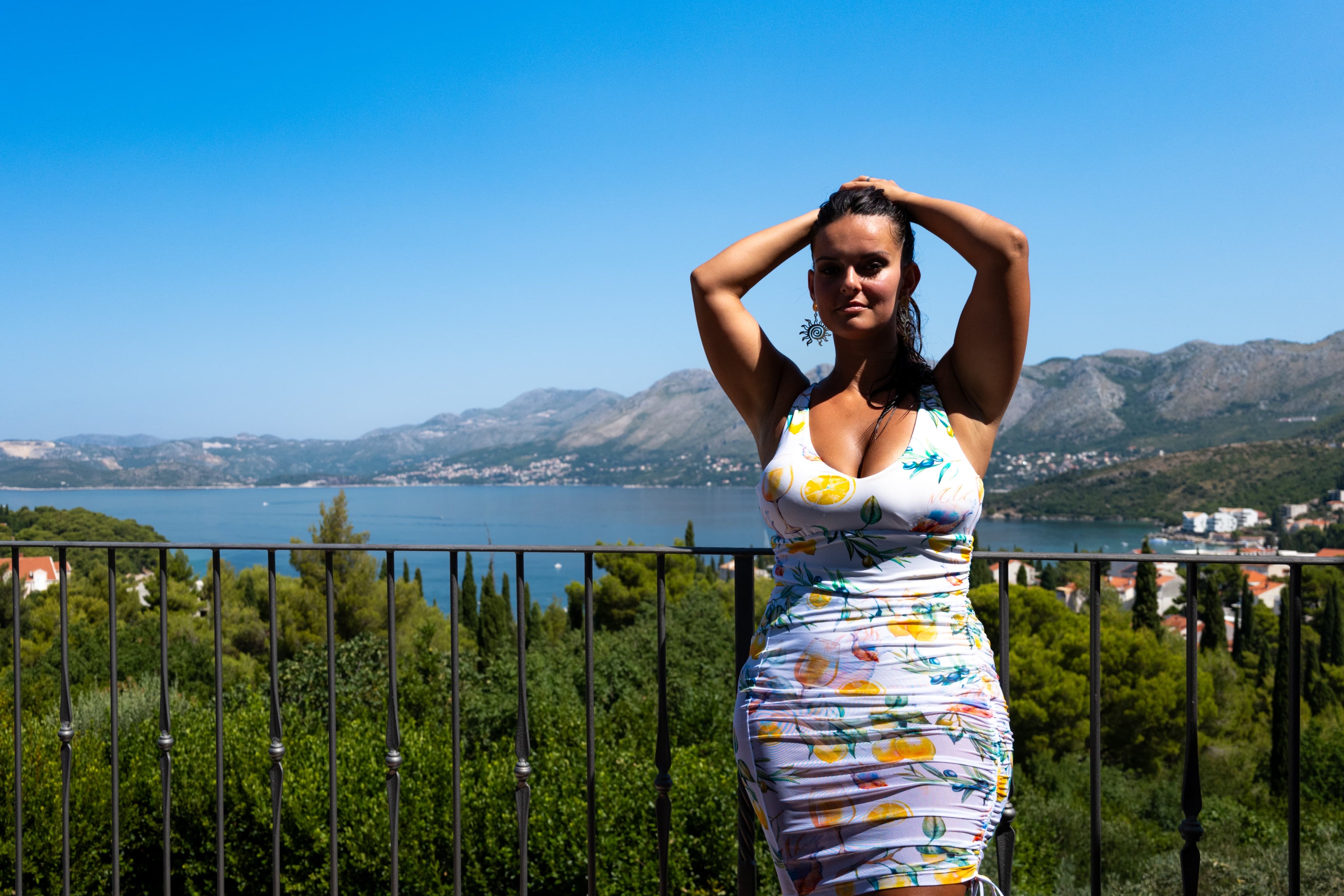 ZORA MESH SKIRT - Adriatic