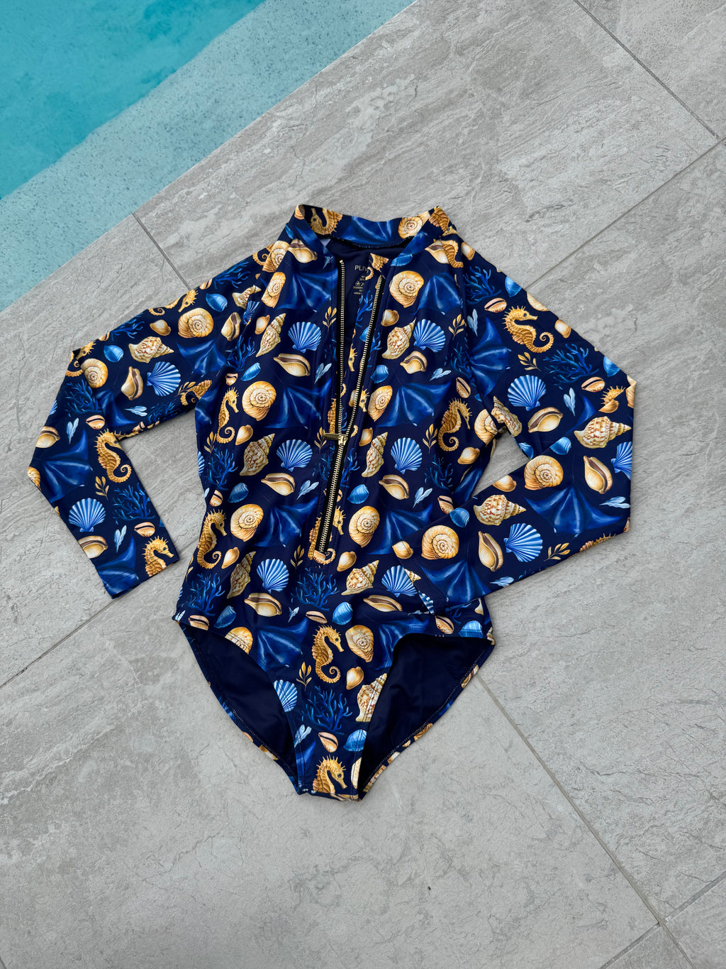 (PRE-ORDER) LANA - ČIOVO One Piece Zip Long Sleeve Swimsuit