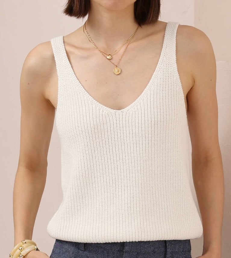 JULIA Cotton Knit Cami - Singlet