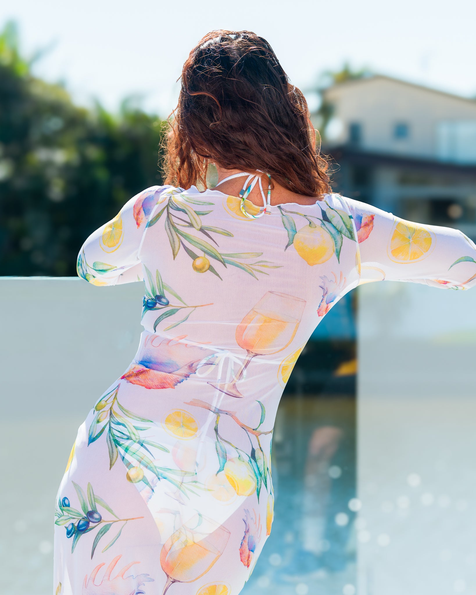 VITA Mesh Dress  — Adriatic