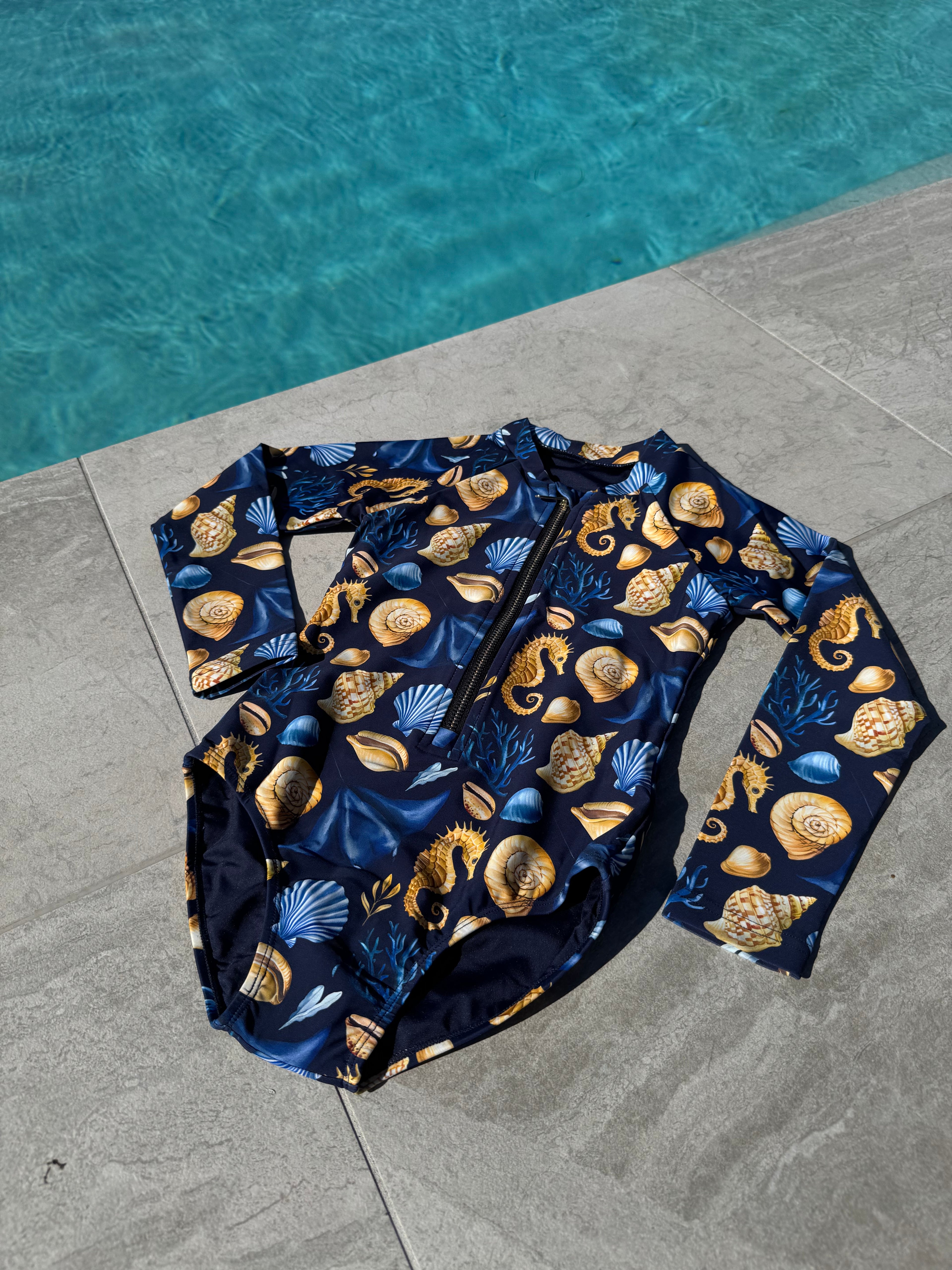 (Pre-Order) Mini LANA - ČIOVO One Piece Girls Long Sleeve Swimsuit