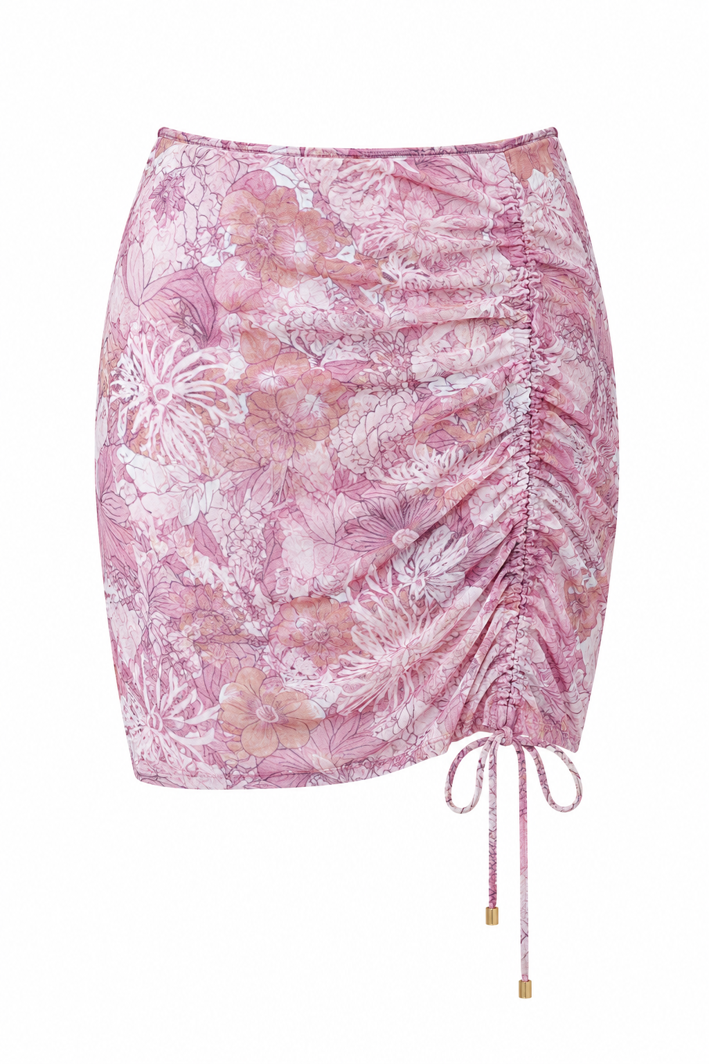 ZORA MESH SKIRT - Ruža