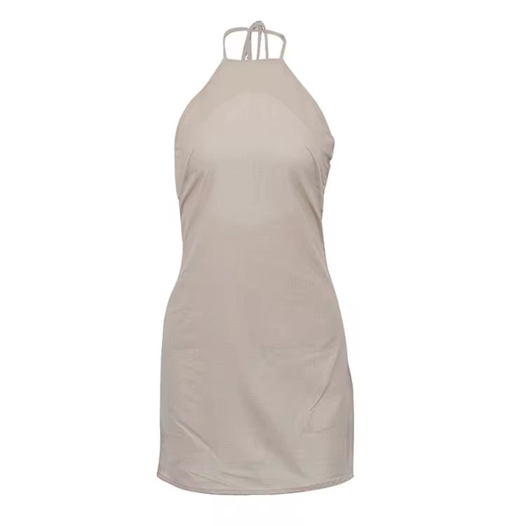 GINA Halter Mini —  Beige