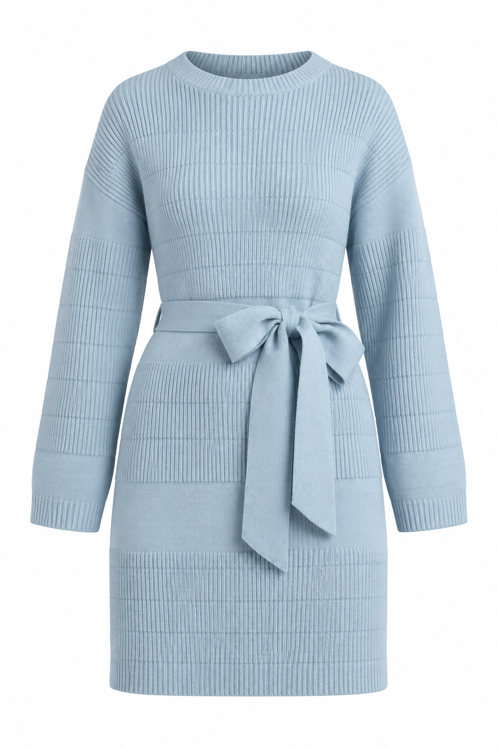 ELOISE Knit Mini Dress - Sky Blue