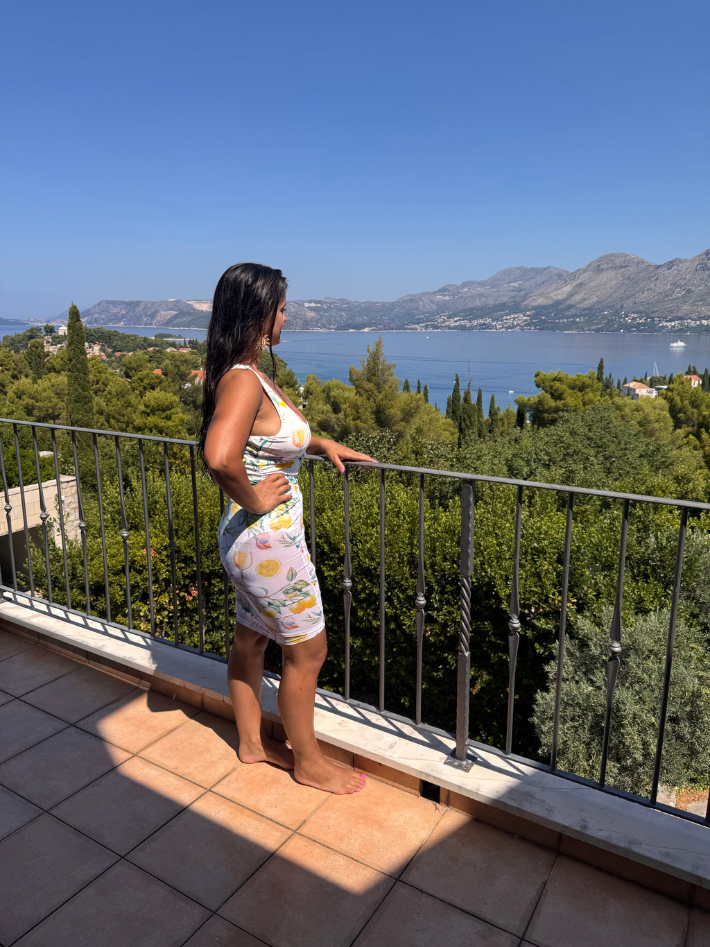 ZORA MESH SKIRT - Adriatic