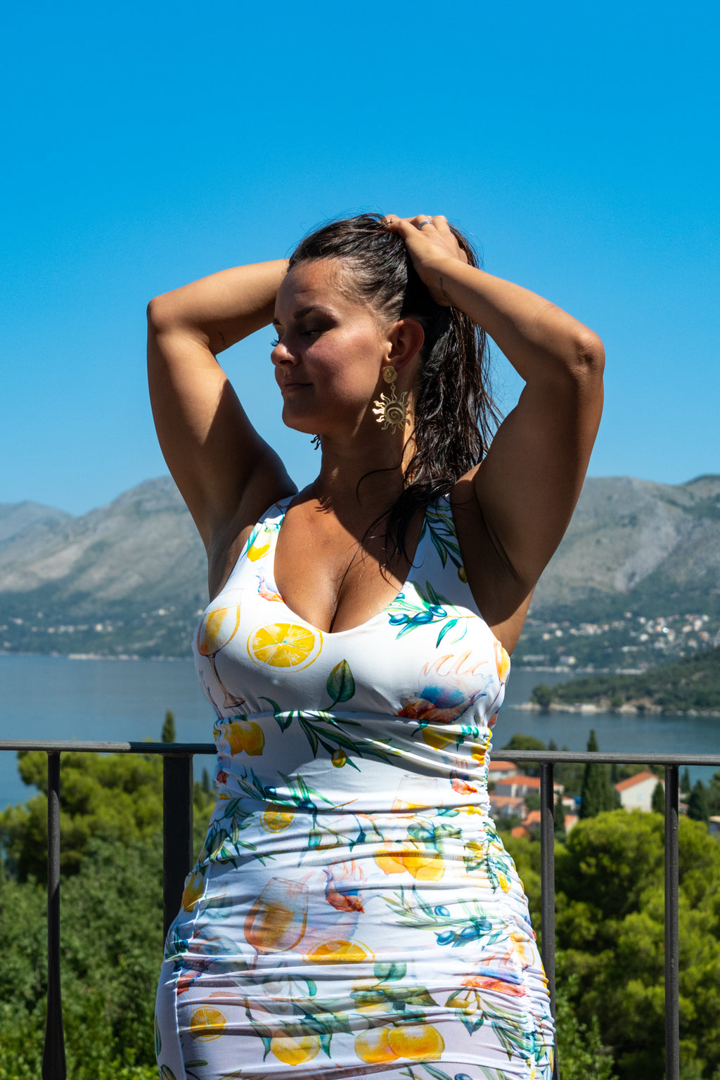 ZORA MESH SKIRT - Adriatic