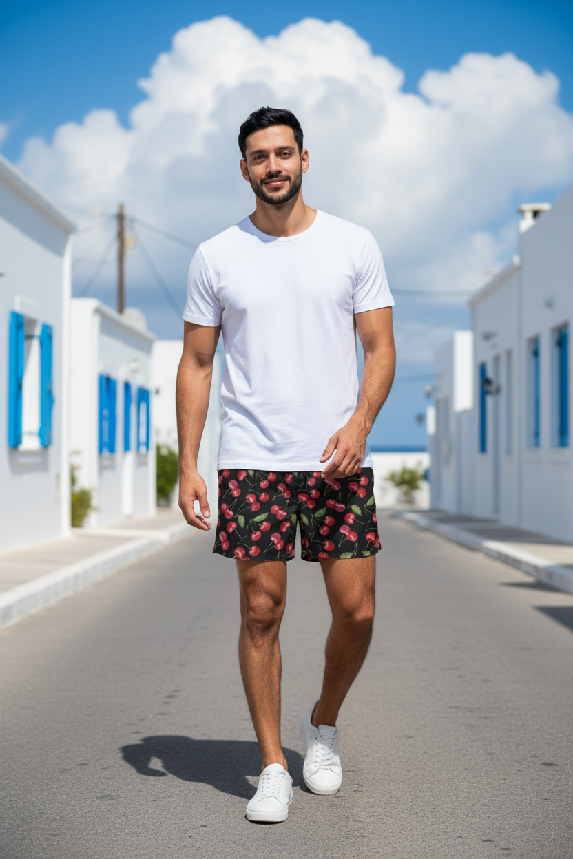 (PRE-ORDER) VIŠNJA Mens Premium Swim Shorts