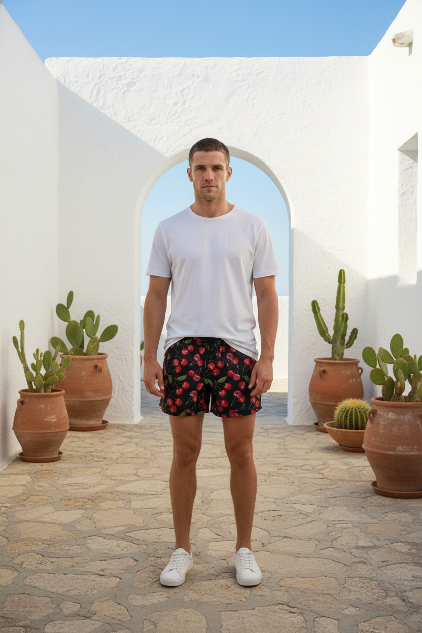 (PRE-ORDER) VIŠNJA Mens Premium Swim Shorts
