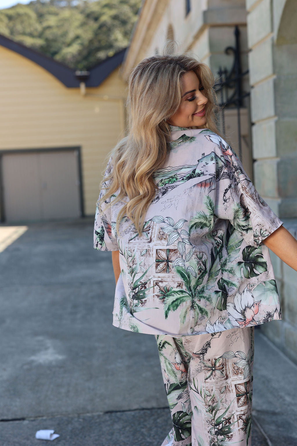 GIULIANA Selo Button Up Top