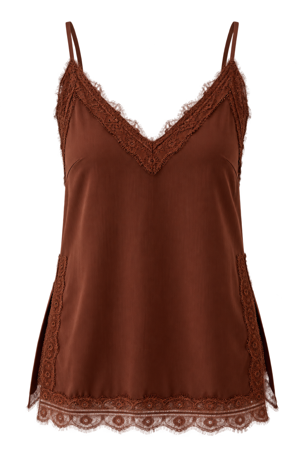 LORNA Lace Cami - Chocolate