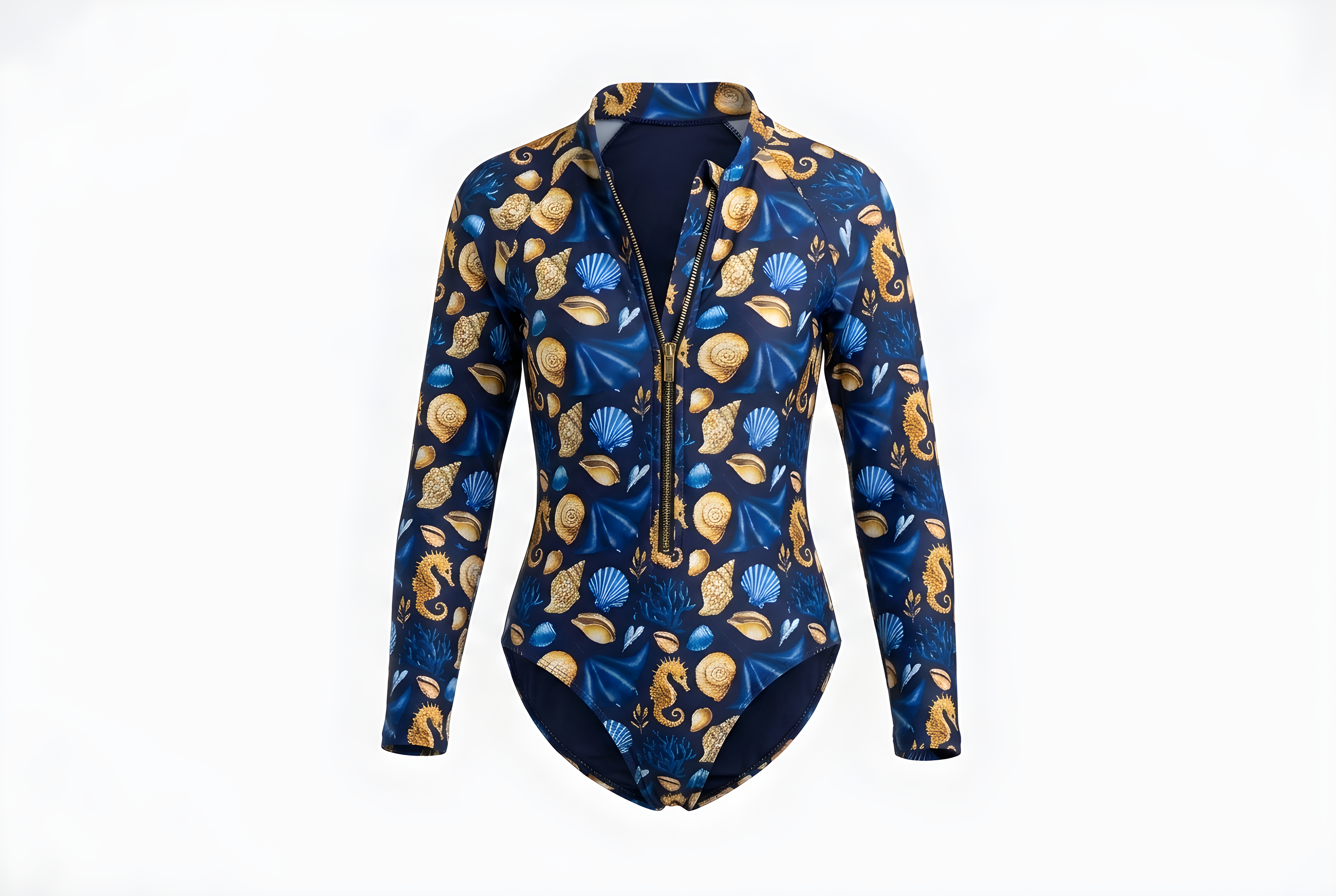 LANA - ČIOVO One Piece Zip Long Sleeve Swimsuit