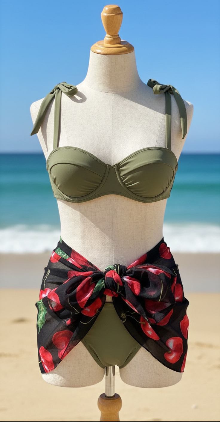 VISJNA 'Cherry’ Sarong