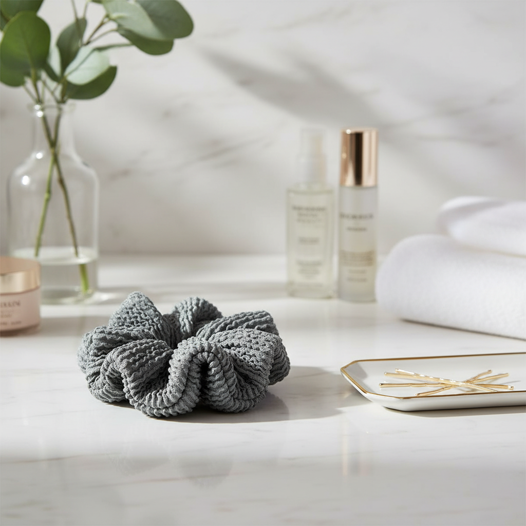 SCRUNCHIE 'Sage' Crinkle