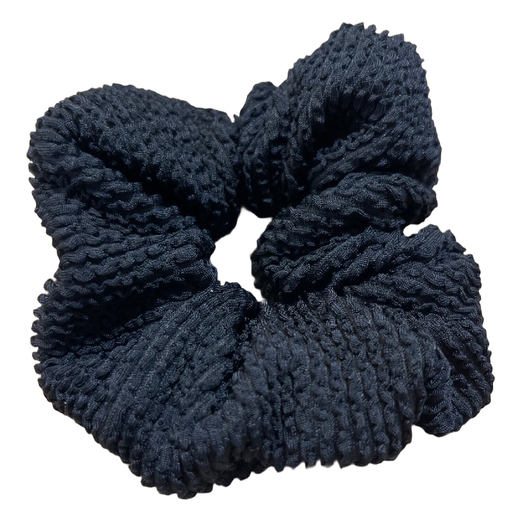 SCRUNCHIE 'Black' Crinkle