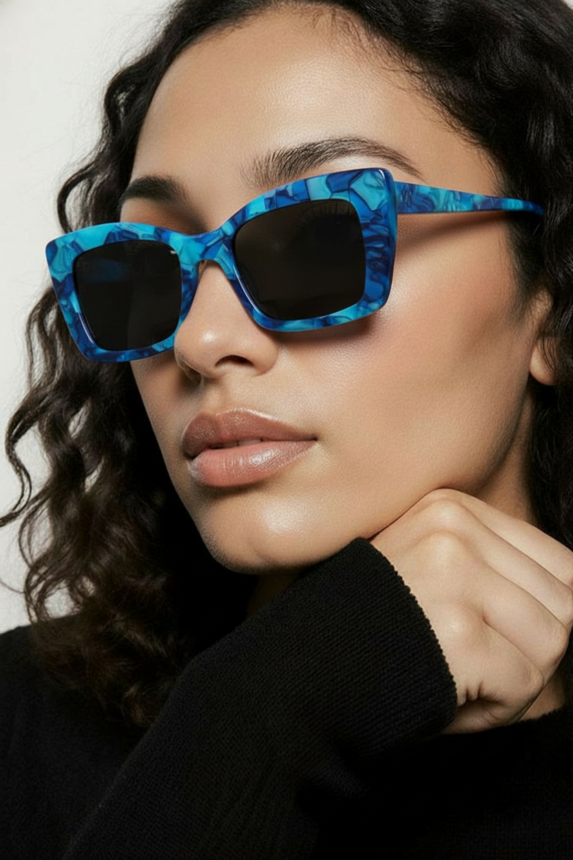 TIHANA Sunglasses — Ocean Blue