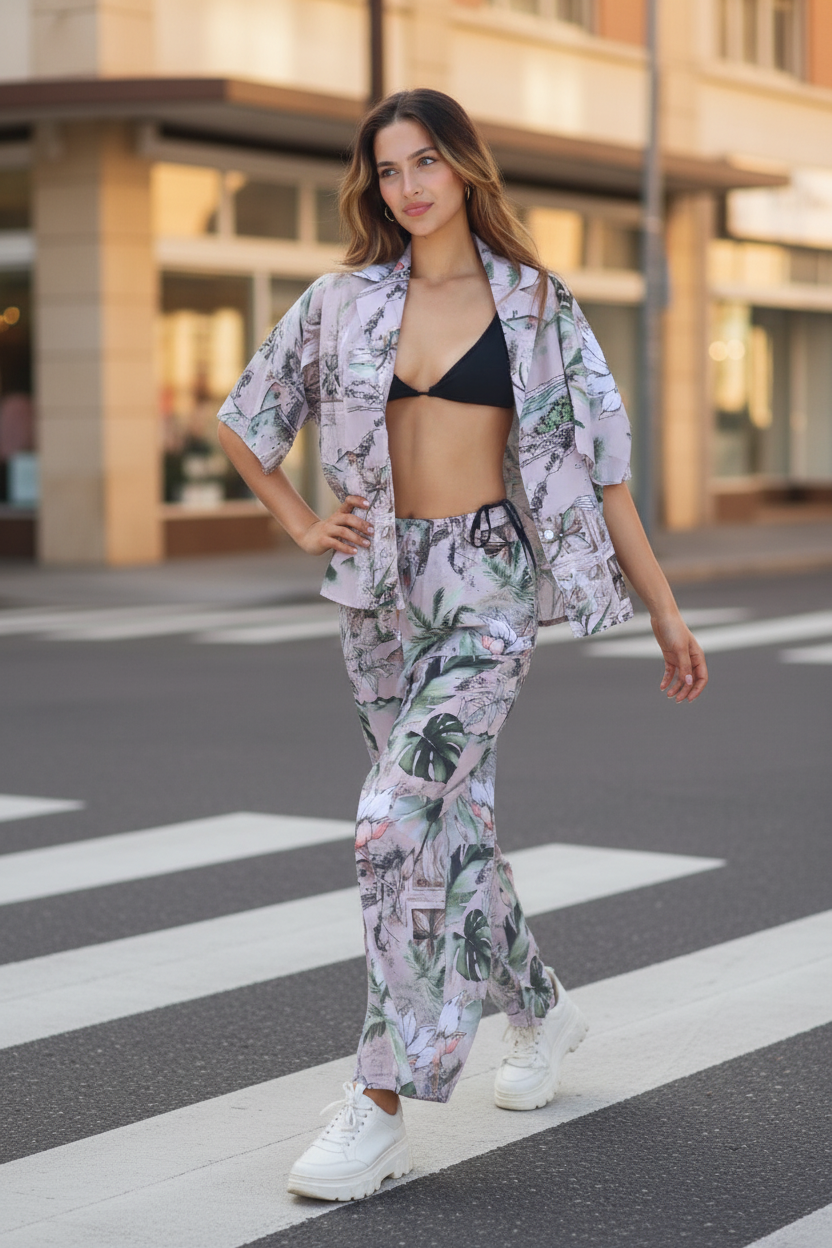 GIULIANA Selo Button Up Top