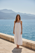 TENILLE Beach Dress - White