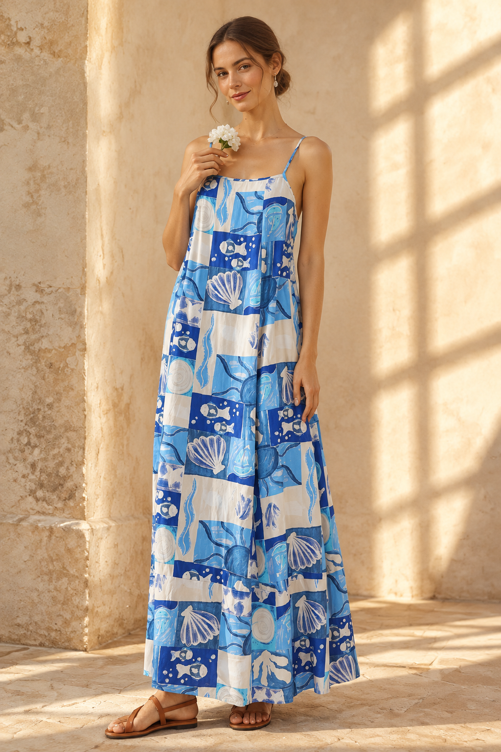 ISLAND Maxi Dress — Blue