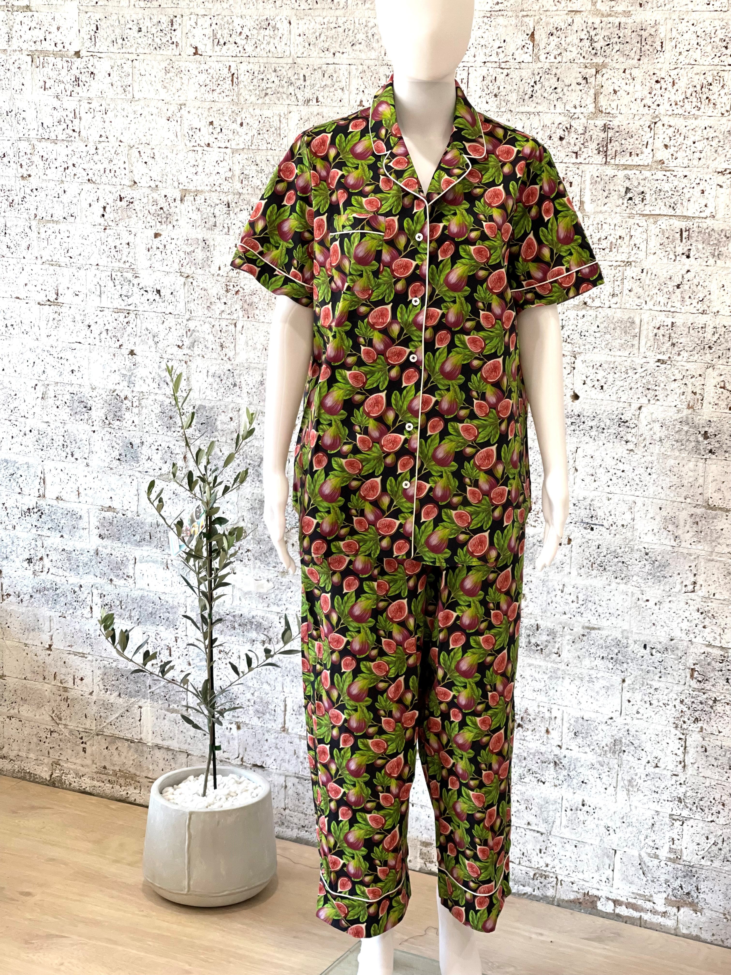 FIGS Short Sleeve Button Sleep Shirt