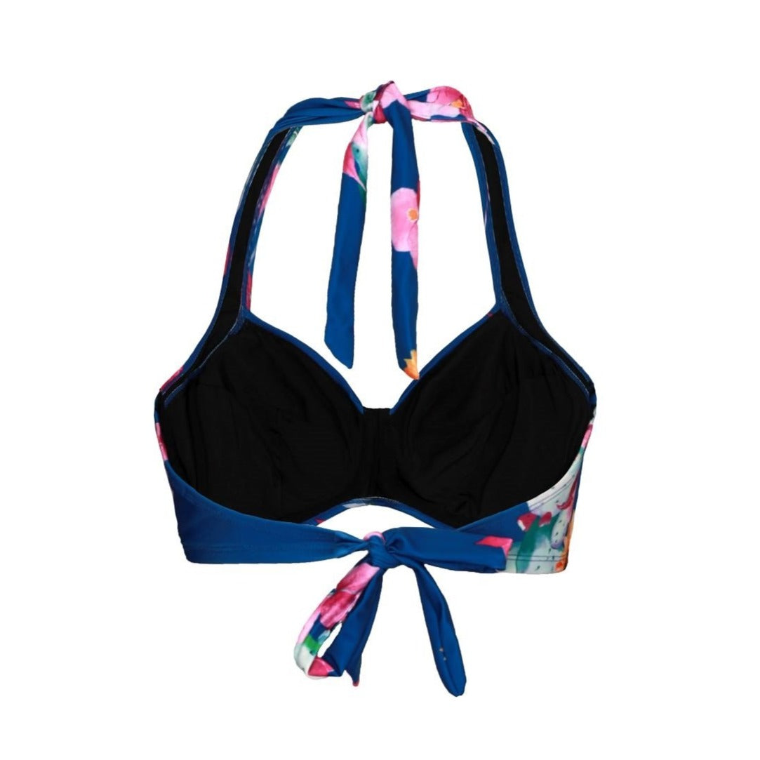 MARIJA 'Fleur’ Underwire Halter Bikini Top