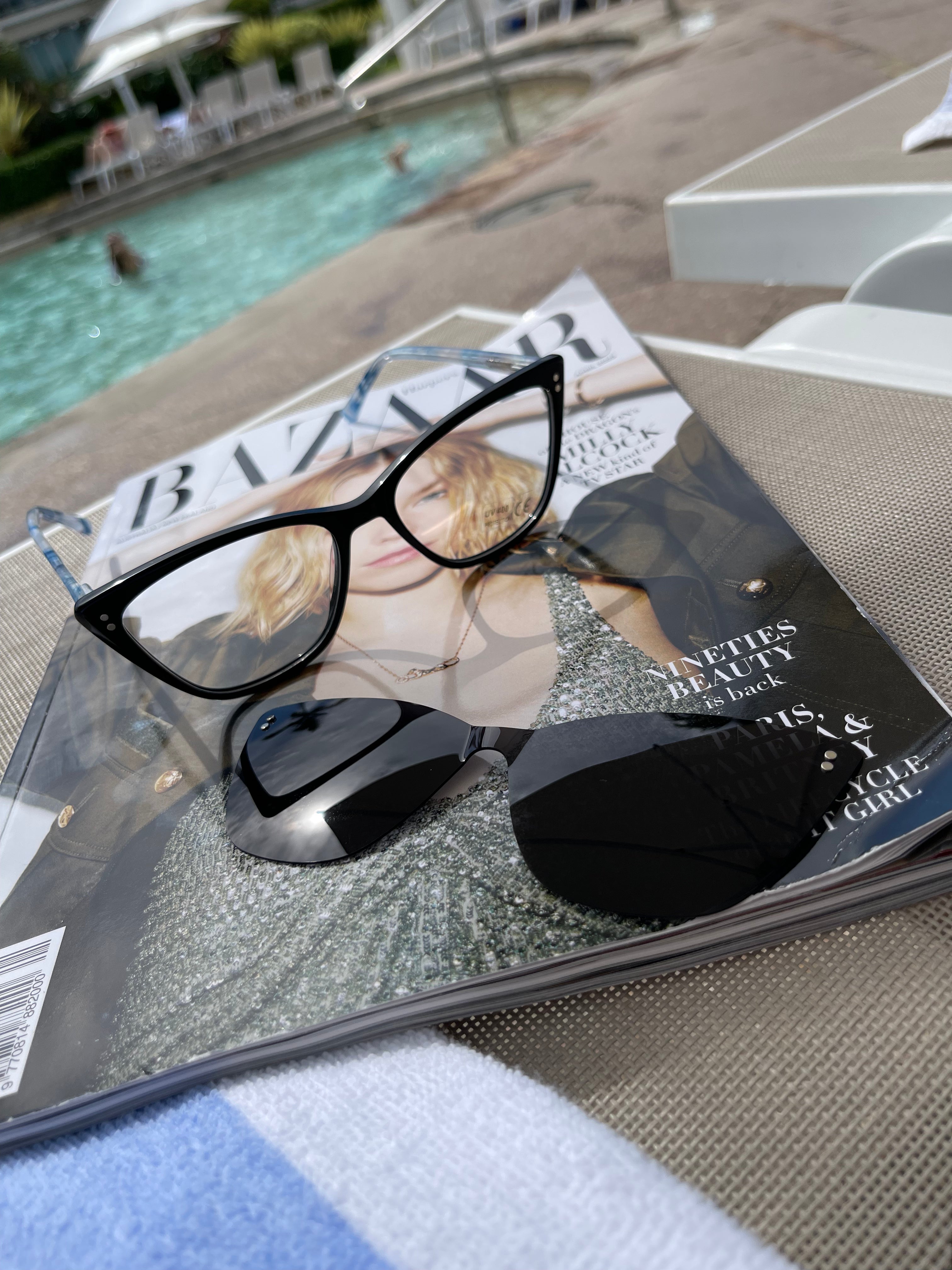 BONITA Magnetic Sunglasses BLUE