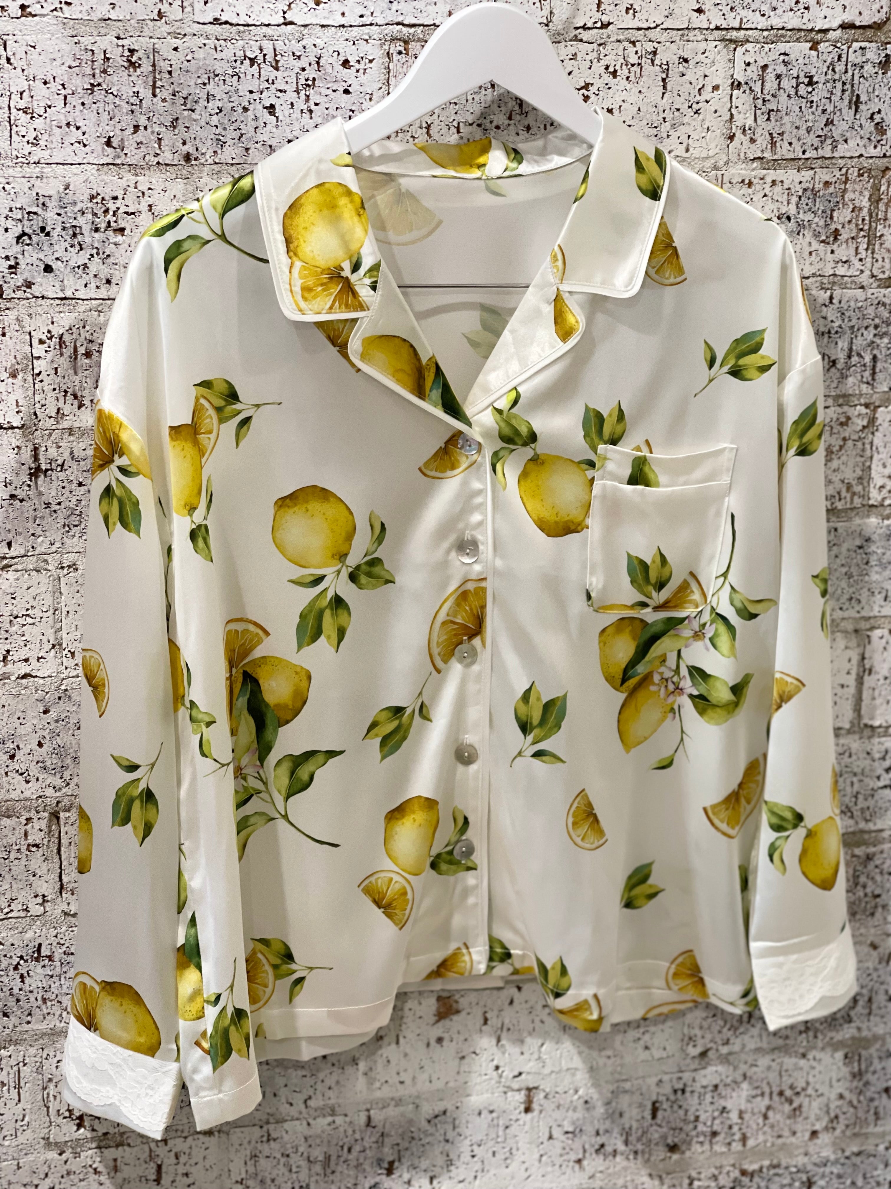 LEMONS Long Sleeve Button Shirt