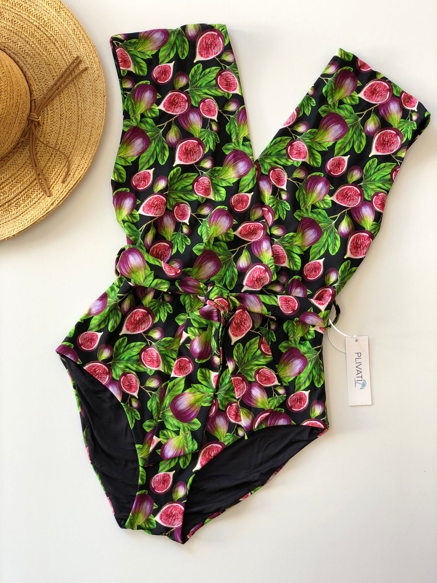 KOLINDA ‘Figs’ One Piece Seamless Swimsuit - PLIVATI