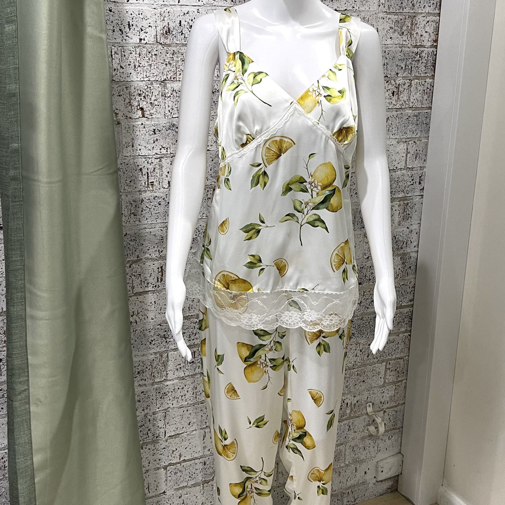 LEMONS Satin Singlet