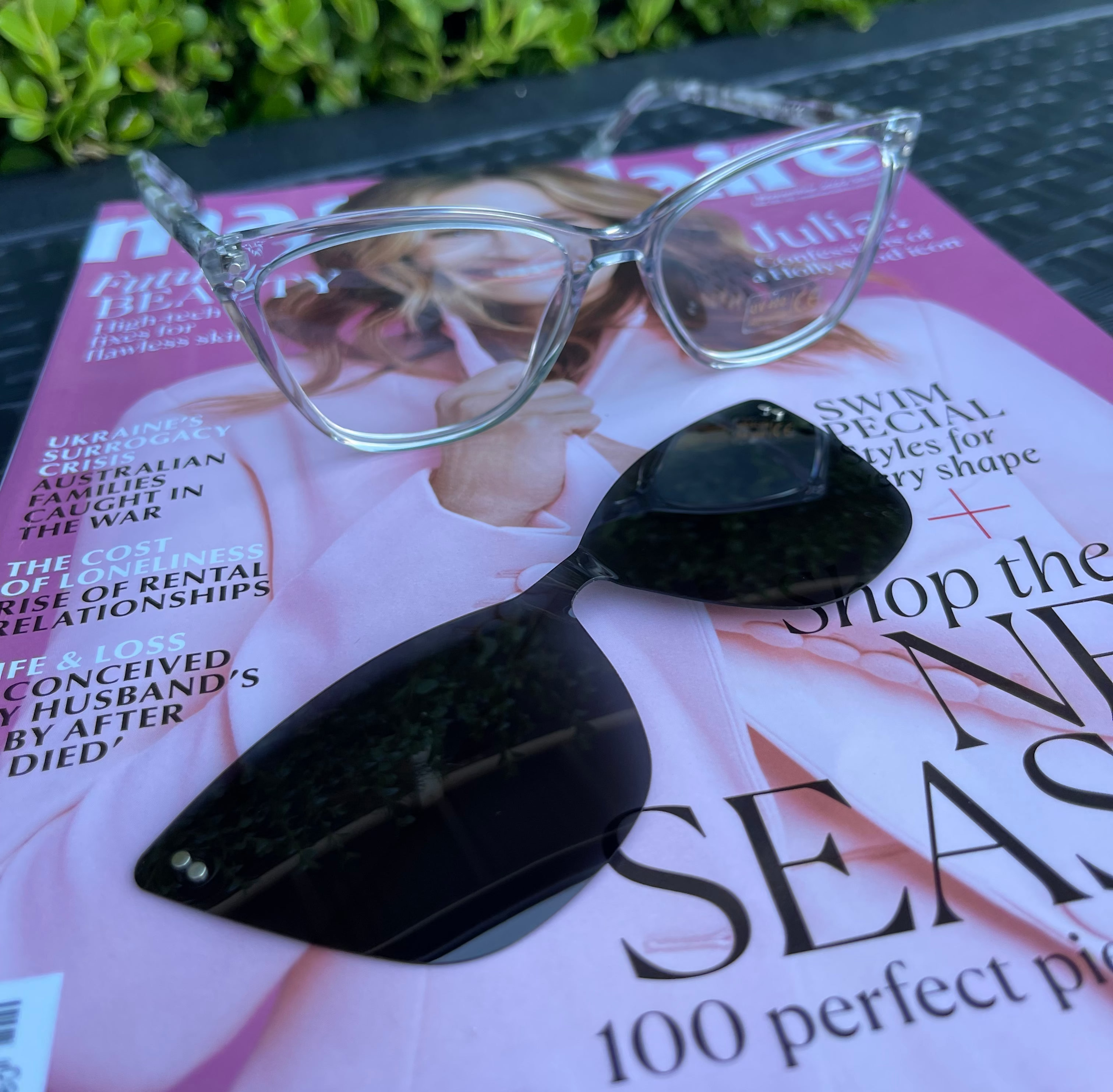 BONITA Magnetic Sunglasses GREY