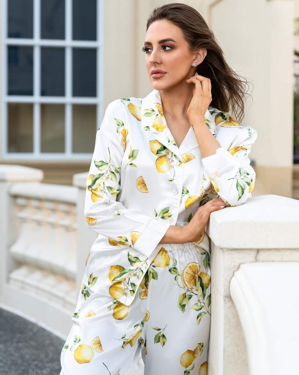 LEMONS Long Sleeve Button Shirt