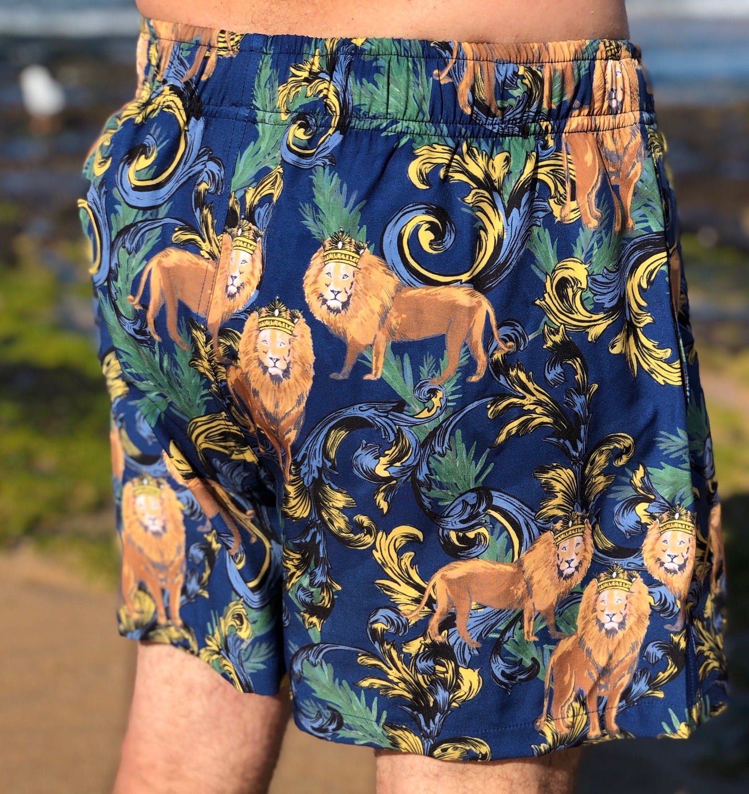 Kralj Mens Euro Style Swim Beach Shorts by Plivati Swimwear