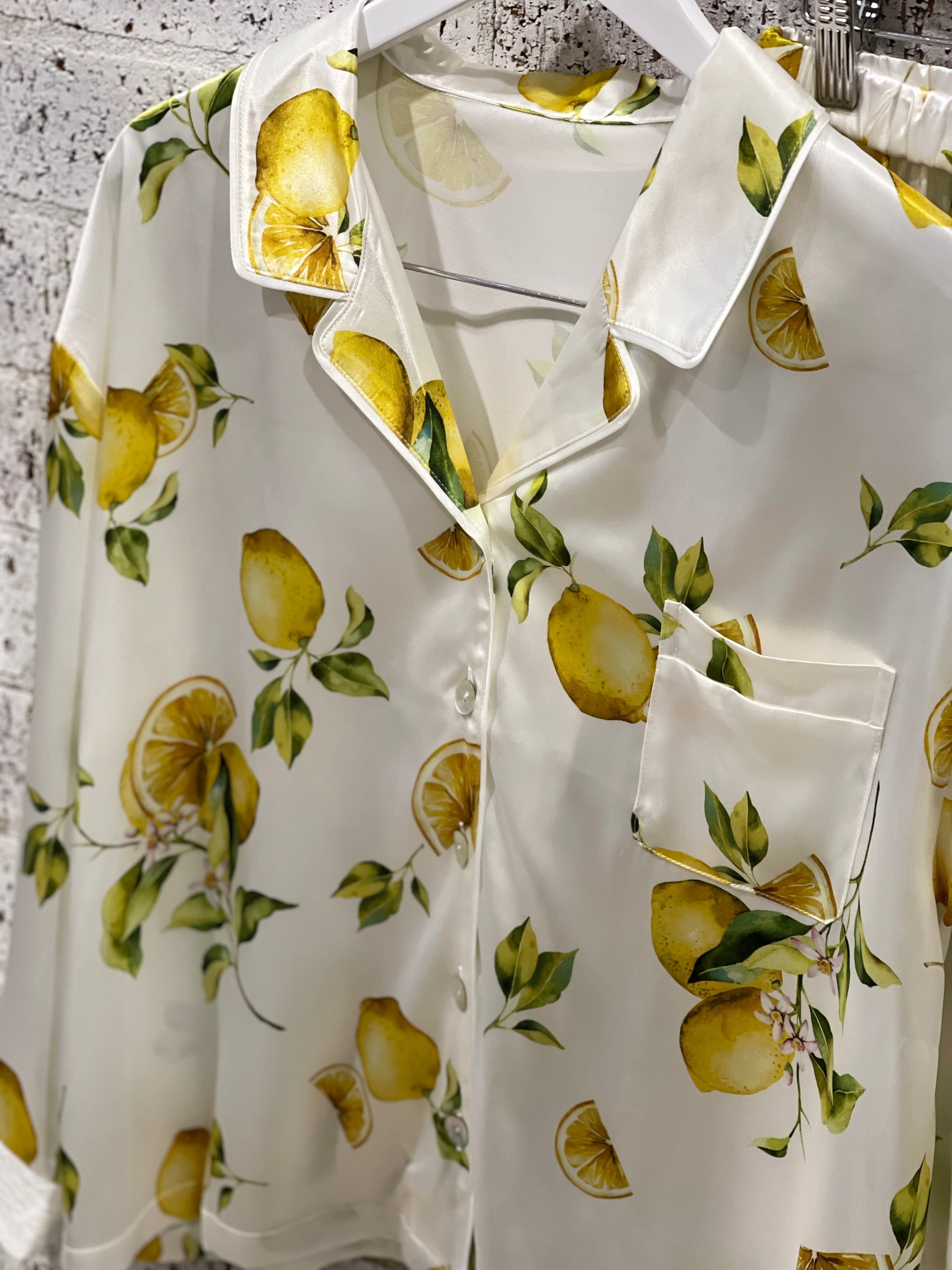 LEMONS Long Sleeve Button Shirt
