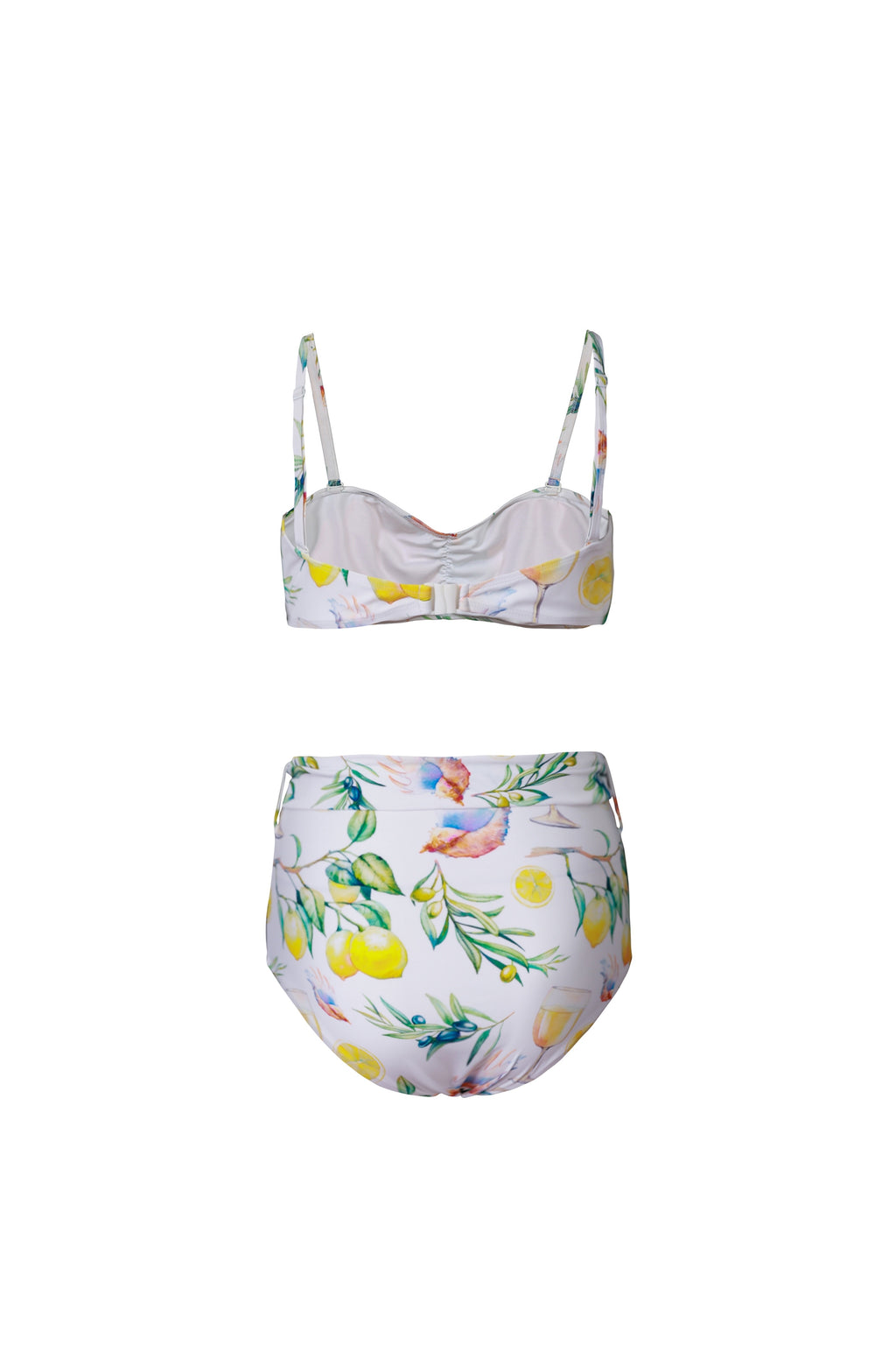 LUCIA 'Adriatic' Bikini Bottoms with Waist Tie - PLIVATI