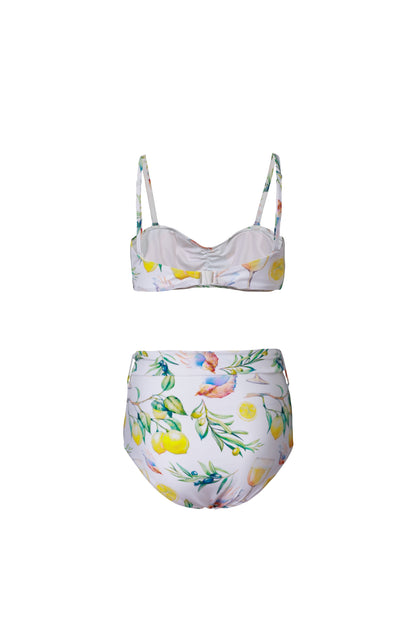 LUCIA 'Adriatic' Bikini Bottoms with Waist Tie - PLIVATI