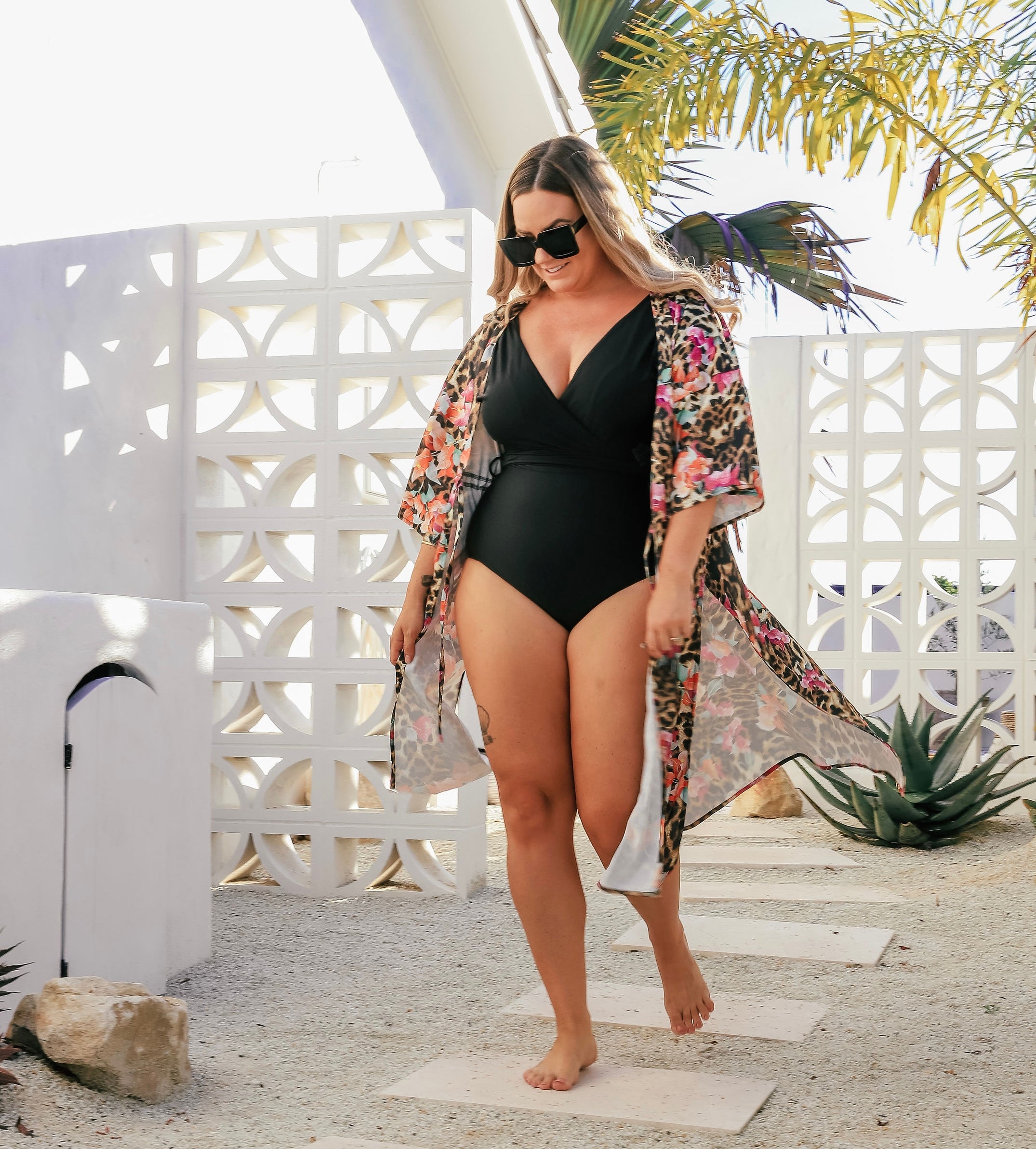 (Pre-Order) KOLINDA One Piece Swimsuit - Reimagined Black