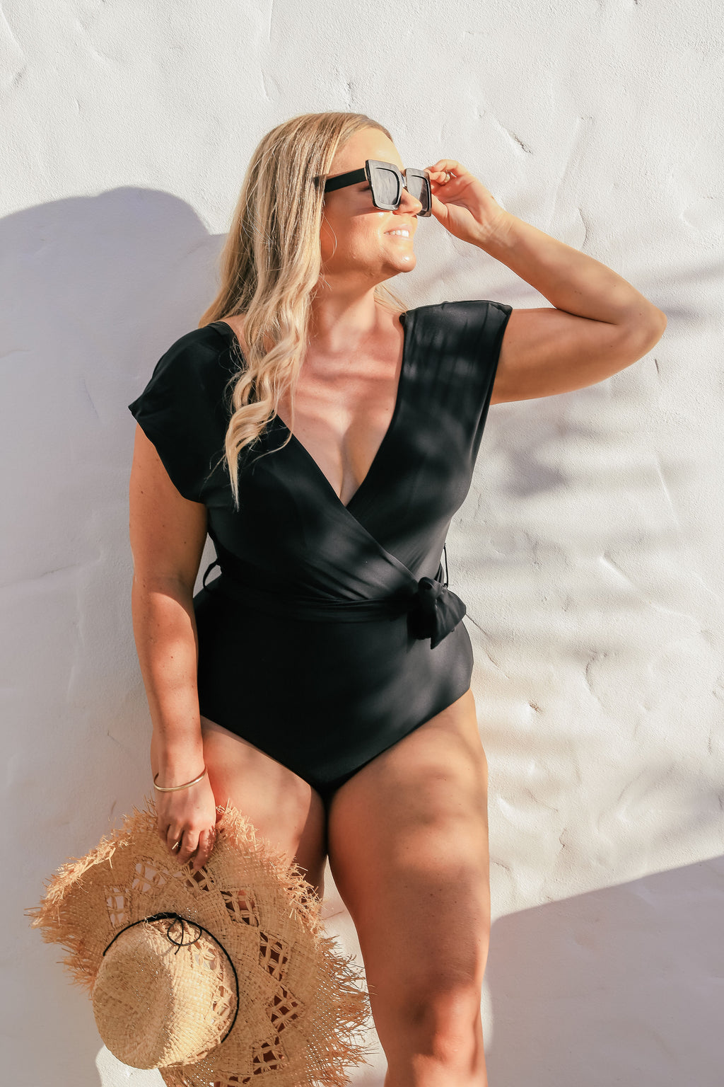 (Pre-Order) KOLINDA One Piece Swimsuit - Reimagined Black