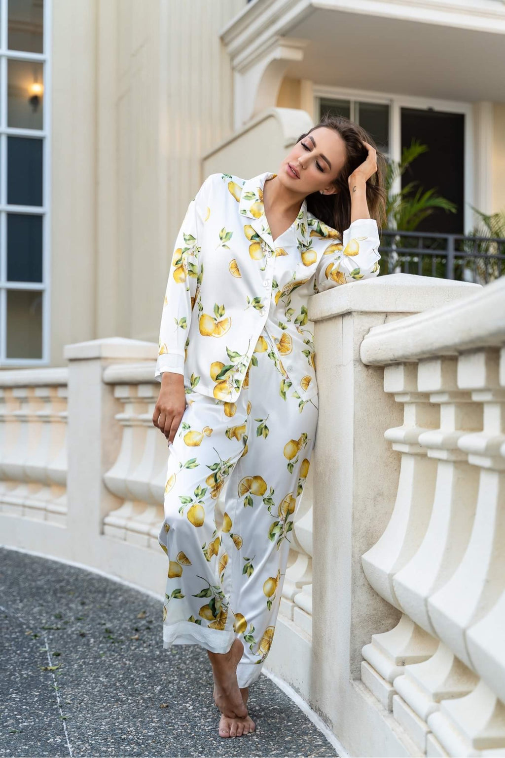 LEMONS Long Sleeve Button Shirt